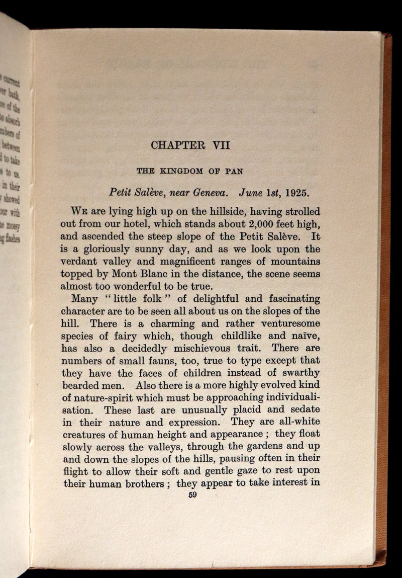 1927 Rare First Edition - THE KINGDOM OF FAERIE (Fairies) by Geoffrey Hodson. Sylphs, Gnome, Deva, Brownies, Mannikins,...