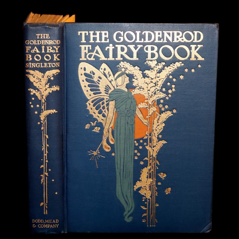 1903 Scarce First Edition - The GOLDENROD FAIRY BOOK illustrated by Charles Buckles Falls.