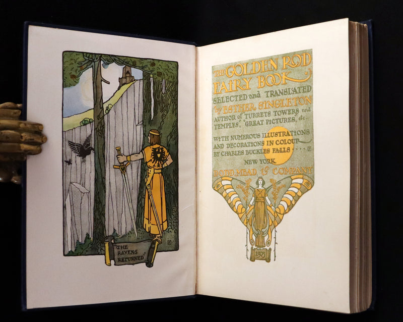1903 Scarce First Edition - The GOLDENROD FAIRY BOOK illustrated by Charles Buckles Falls.