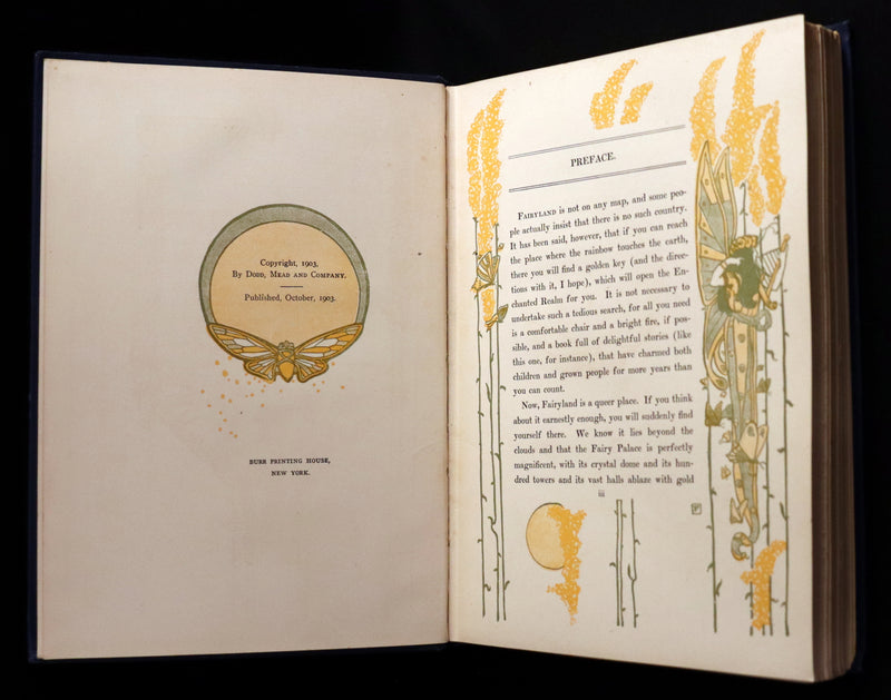 1903 Scarce First Edition - The GOLDENROD FAIRY BOOK illustrated by Charles Buckles Falls.