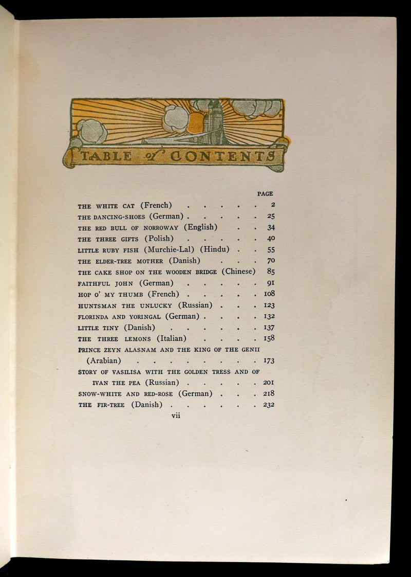1903 Scarce First Edition - The GOLDENROD FAIRY BOOK illustrated by Charles Buckles Falls.