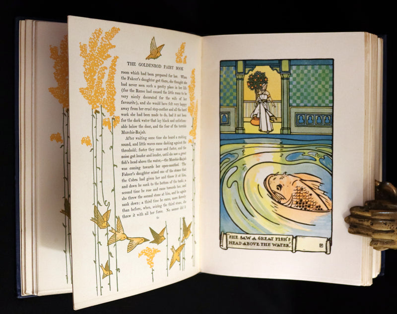 1903 Scarce First Edition - The GOLDENROD FAIRY BOOK illustrated by Charles Buckles Falls.