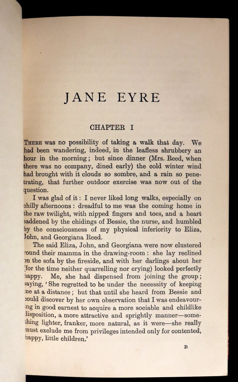 1899 Rare Illustrated Edition bound by Bayntun-Riviere - JANE EYRE by CHARLOTTE BRONTË (Currer Bell).