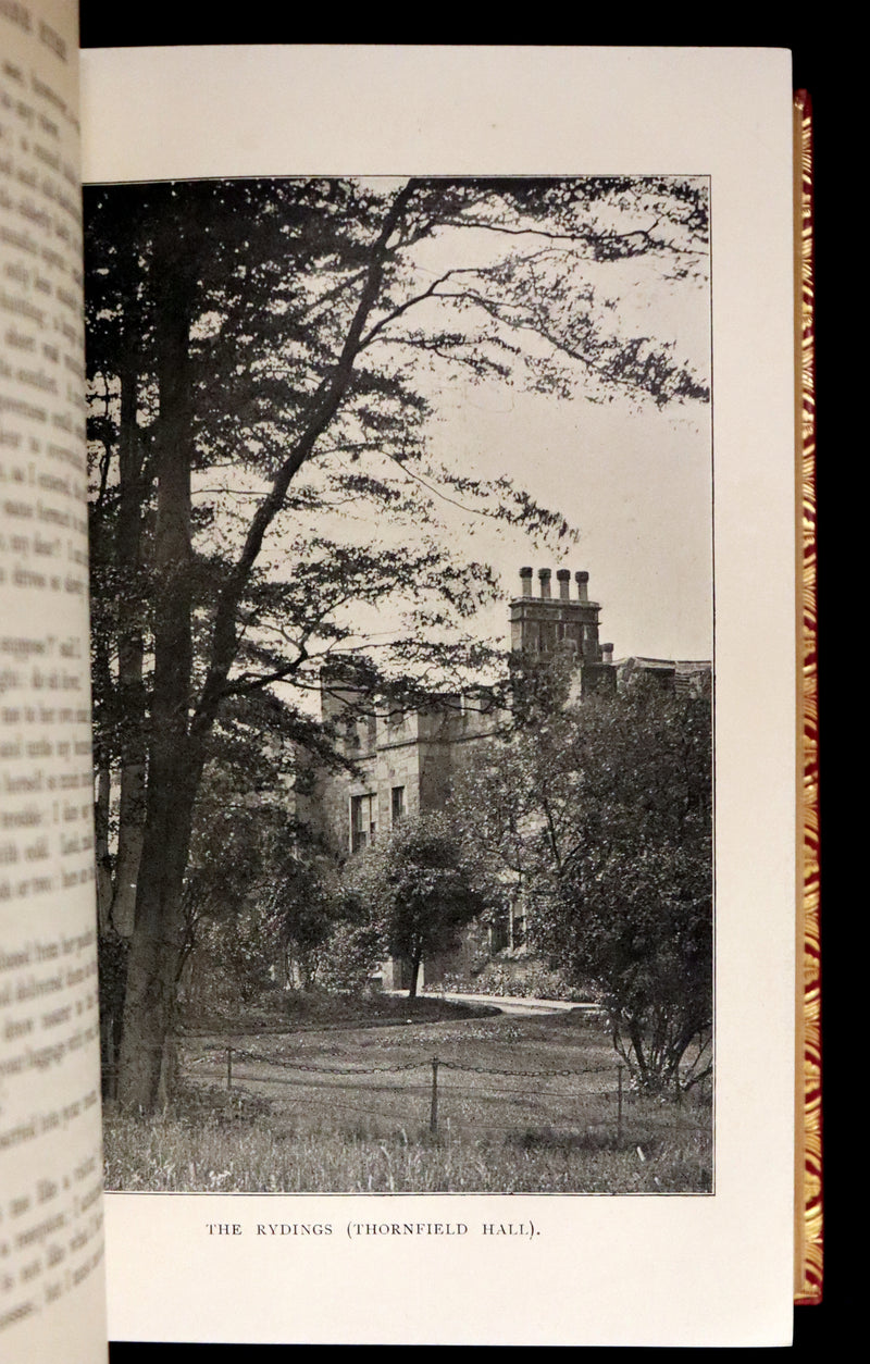 1899 Rare Illustrated Edition bound by Bayntun-Riviere - JANE EYRE by CHARLOTTE BRONTË (Currer Bell).