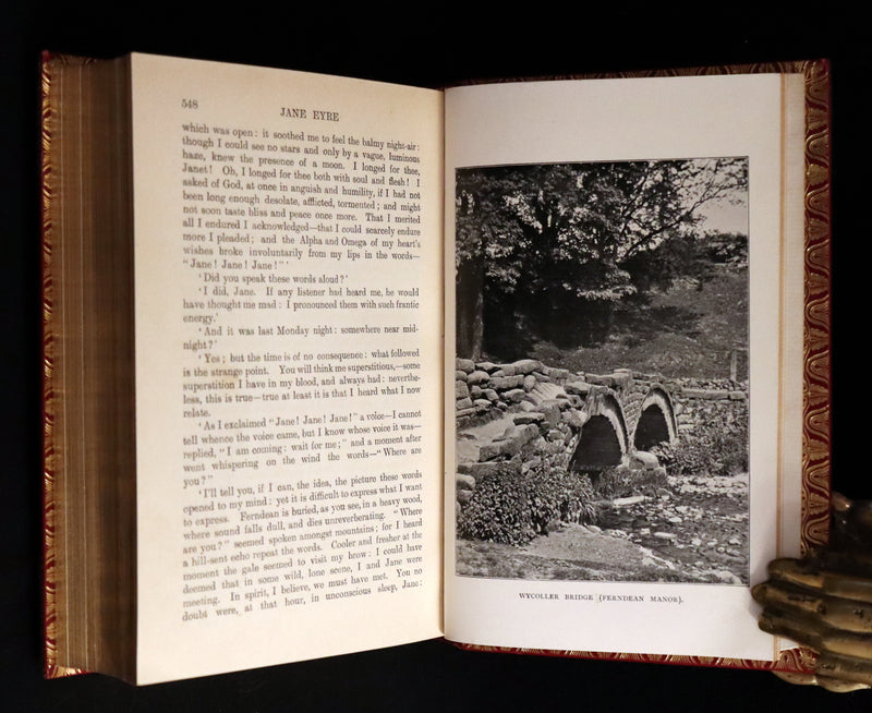 1899 Rare Illustrated Edition bound by Bayntun-Riviere - JANE EYRE by CHARLOTTE BRONTË (Currer Bell).
