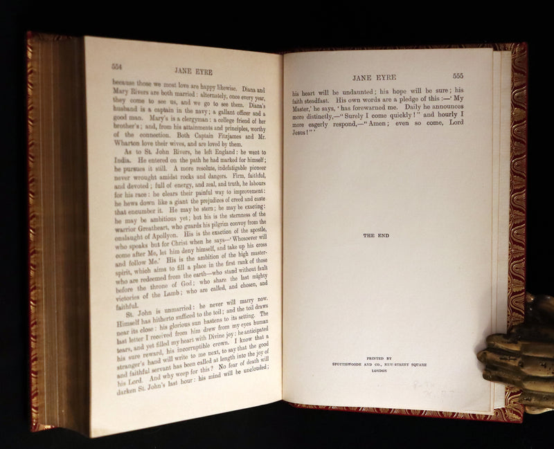 1899 Rare Illustrated Edition bound by Bayntun-Riviere - JANE EYRE by CHARLOTTE BRONTË (Currer Bell).