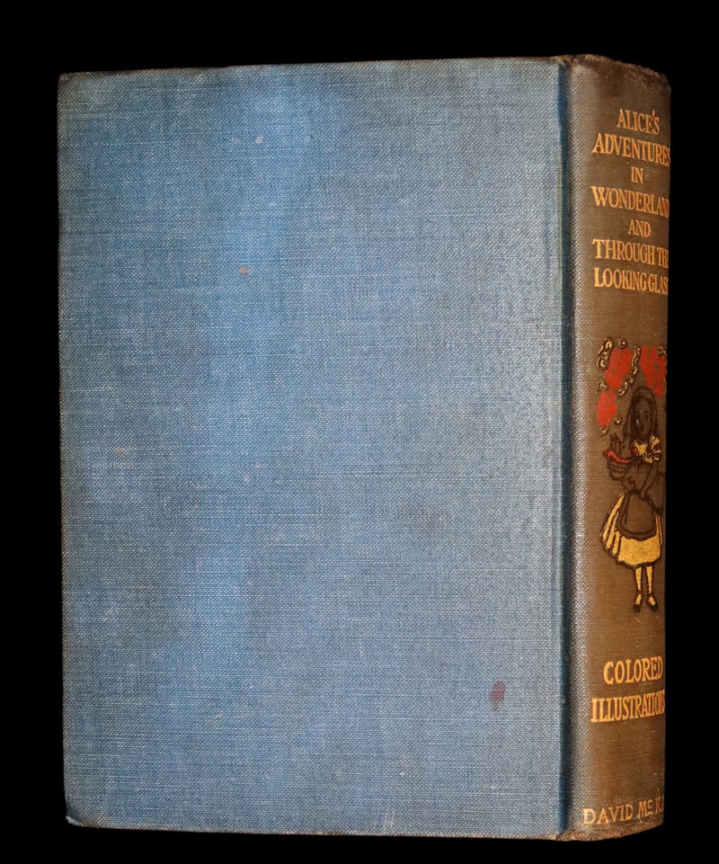 1912 Scarce McKay color Edition - Alice's Adventures in Wonderland & Through the Looking-Glass.
