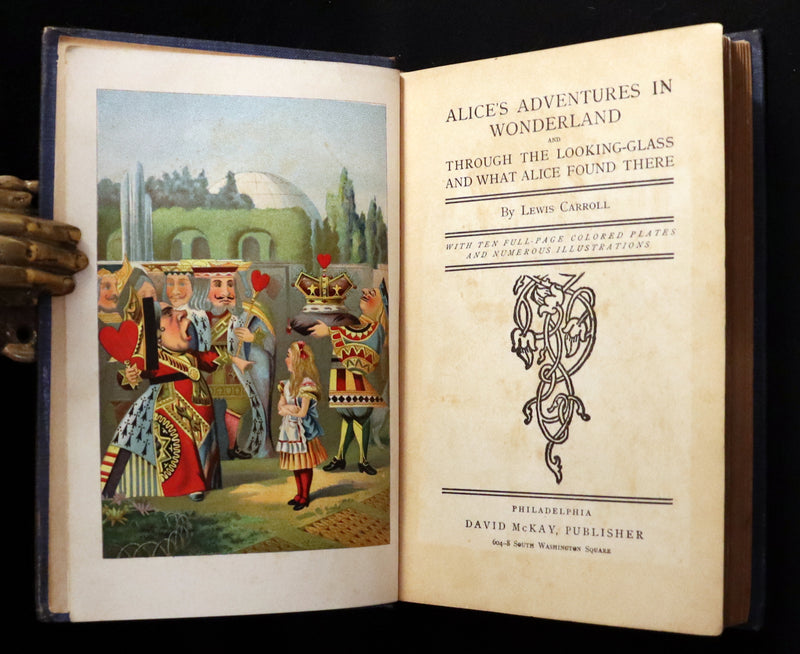 1912 Scarce McKay color Edition - Alice's Adventures in Wonderland & Through the Looking-Glass.