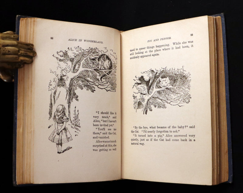 1912 Scarce McKay color Edition - Alice's Adventures in Wonderland & Through the Looking-Glass.