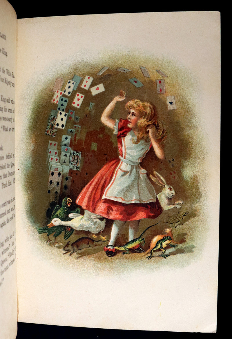 1912 Scarce McKay color Edition - Alice's Adventures in Wonderland & Through the Looking-Glass.