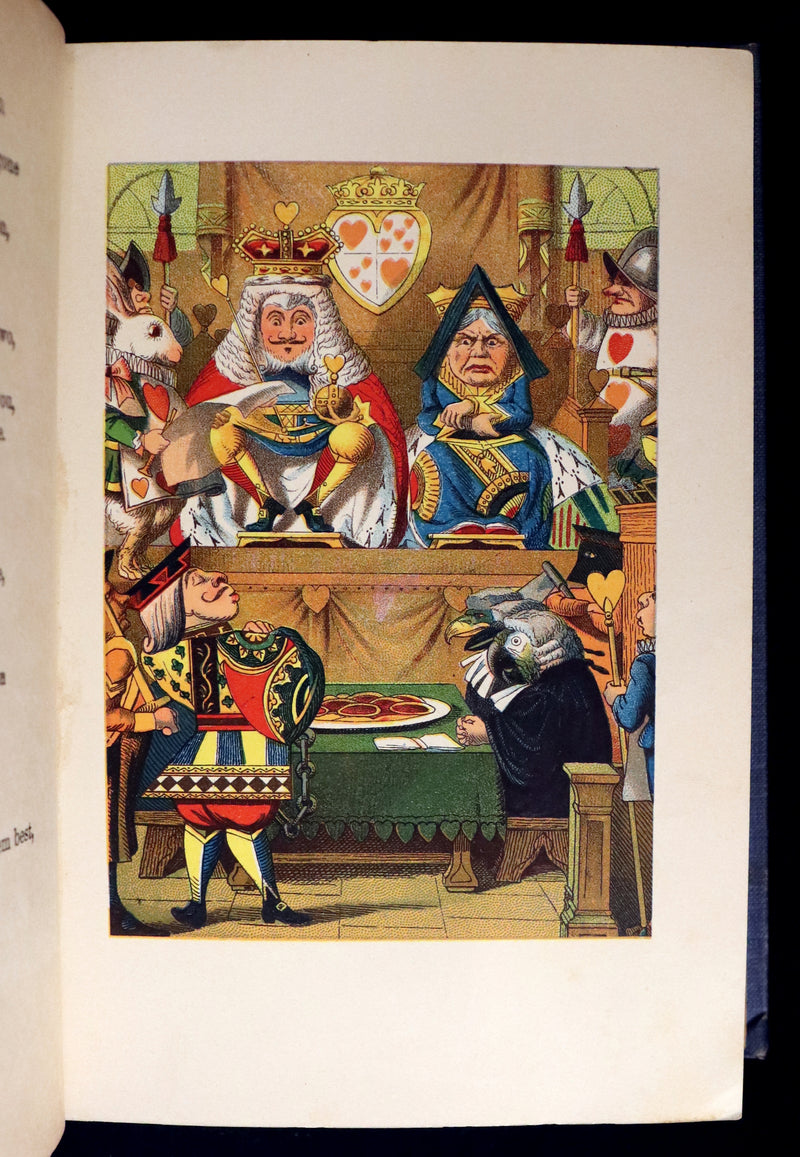 1912 Scarce McKay color Edition - Alice's Adventures in Wonderland & Through the Looking-Glass.