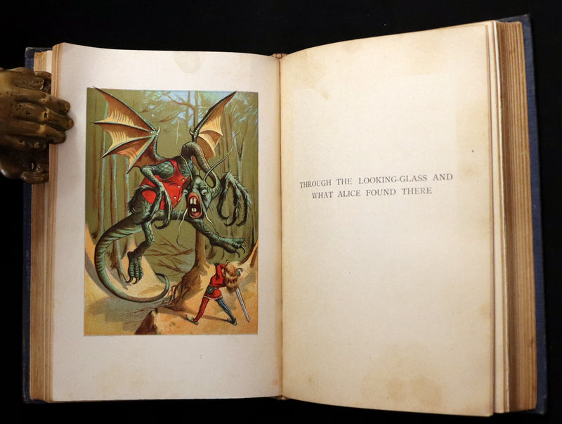 1912 Scarce McKay color Edition - Alice's Adventures in Wonderland & Through the Looking-Glass.