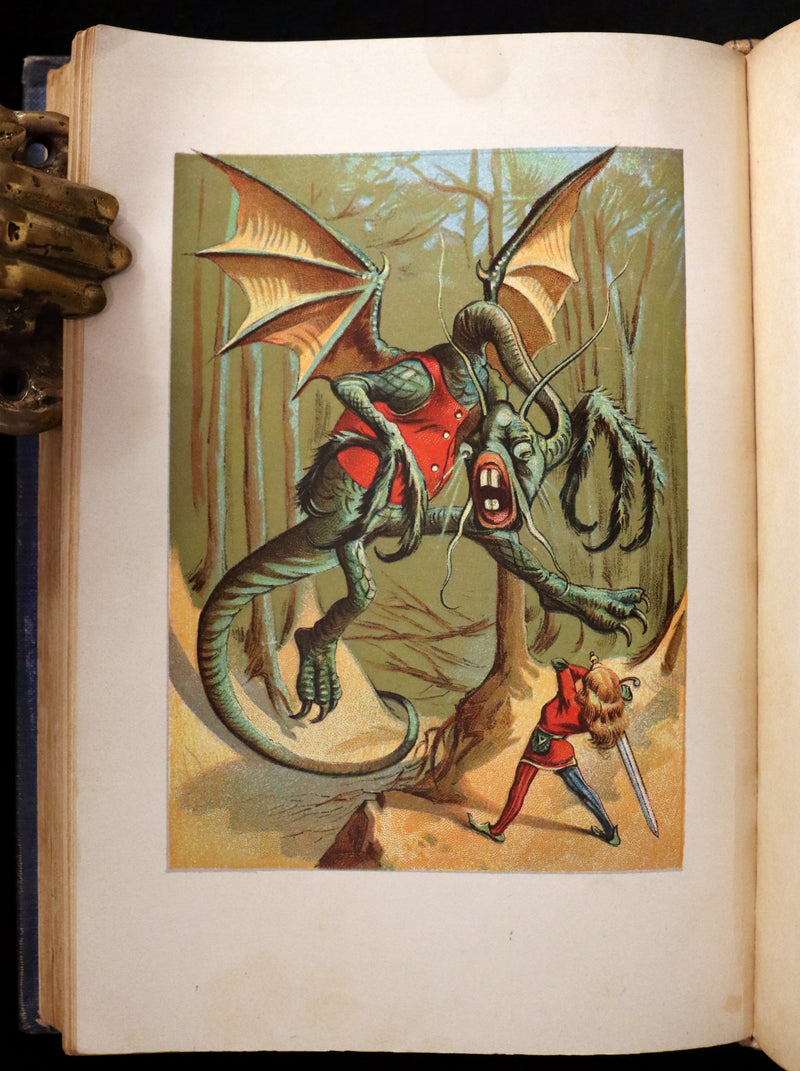 1912 Scarce McKay color Edition - Alice's Adventures in Wonderland & Through the Looking-Glass.