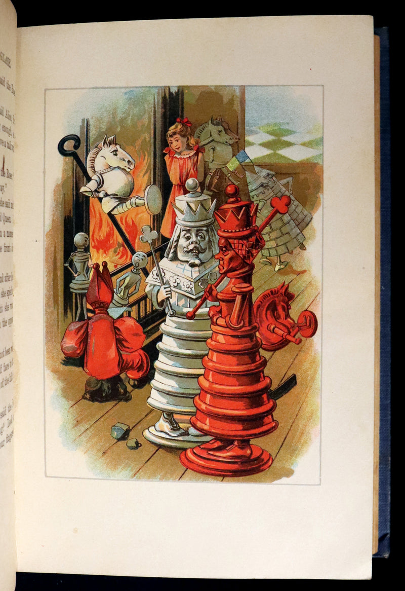 1912 Scarce McKay color Edition - Alice's Adventures in Wonderland & Through the Looking-Glass.