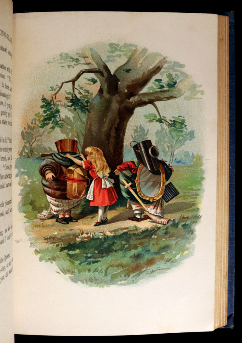 1912 Scarce McKay color Edition - Alice's Adventures in Wonderland & Through the Looking-Glass.