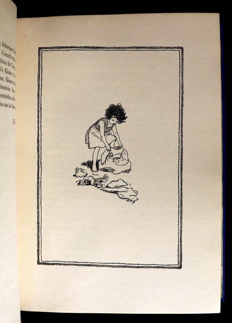 1922 Rare Book - HEIDI by Johanna Spyri illustrated in color by Jessie Willcox Smith.