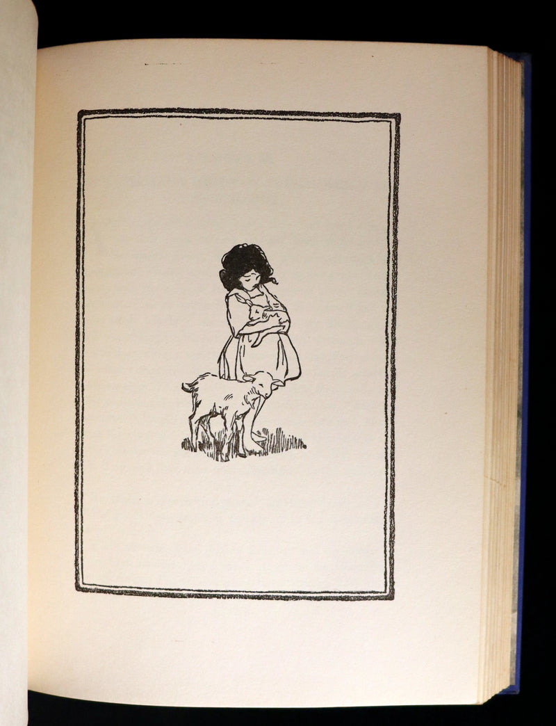 1922 Rare Book - HEIDI by Johanna Spyri illustrated in color by Jessie Willcox Smith.