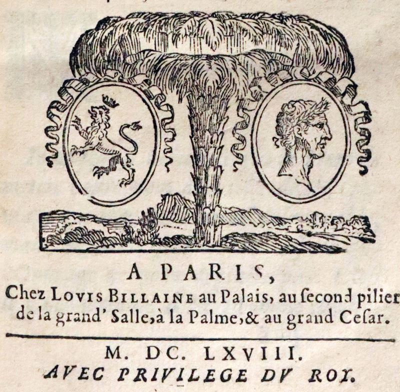 1668 Rare French Book ~ Histories of Alexander the Great ~ Quinte-Curce de la vie et des actions d'Alexandre Le Grand.