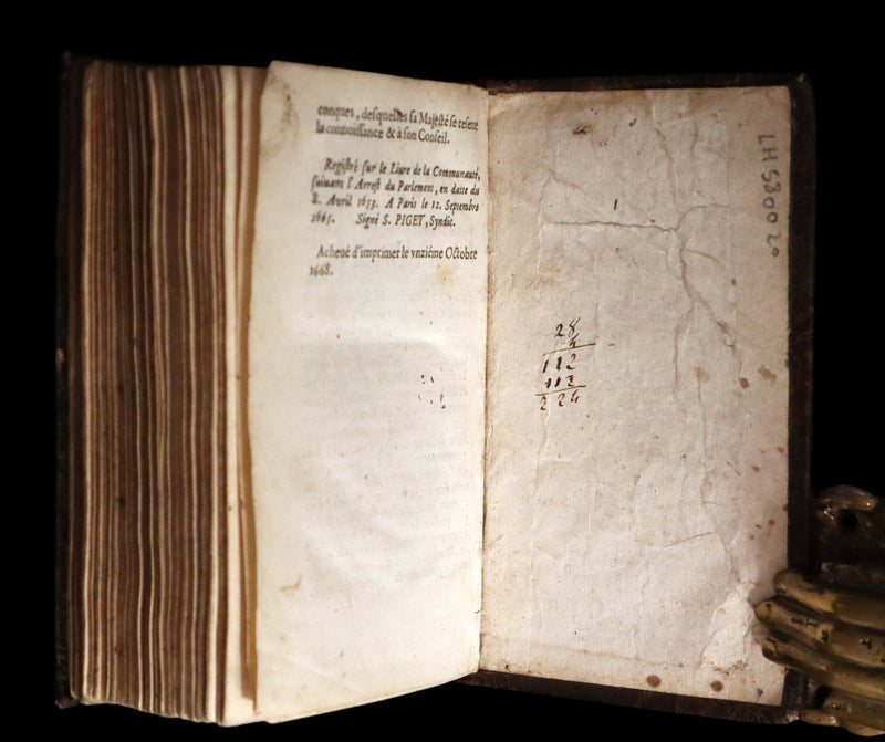 1668 Rare French Book ~ Histories of Alexander the Great ~ Quinte-Curce de la vie et des actions d'Alexandre Le Grand.