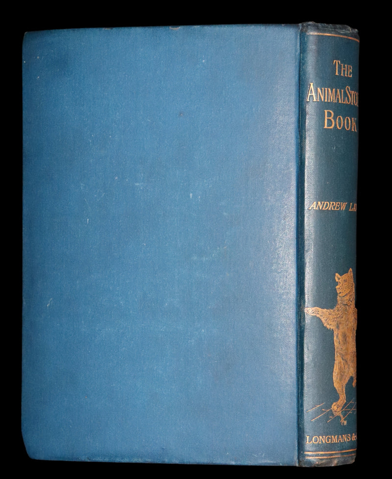 1896 First Edition Book - The Animal Story Book by Andrew Lang Illustrated by H. J. FORD.