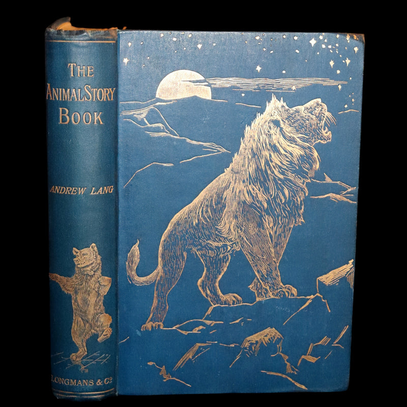 1896 First Edition Book - The Animal Story Book by Andrew Lang Illustrated by H. J. FORD.
