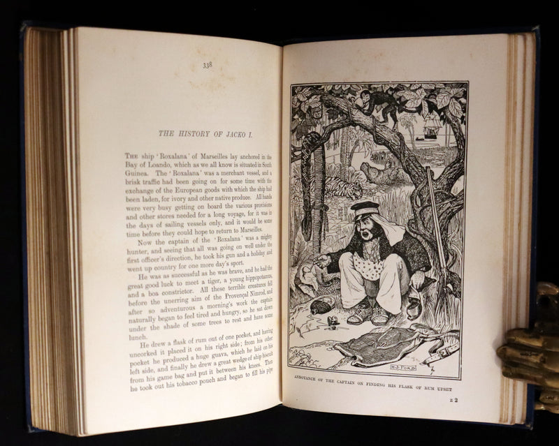 1896 First Edition Book - The Animal Story Book by Andrew Lang Illustrated by H. J. FORD.