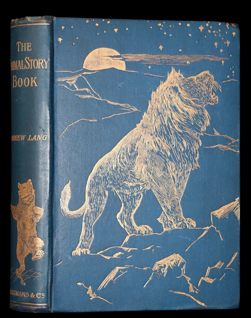 1896 First Edition Book - The Animal Story Book by Andrew Lang Illustrated by H. J. FORD.