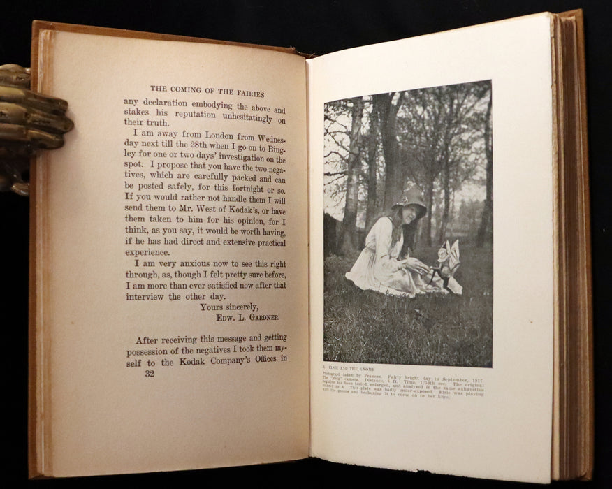 1922 Scarce First Edition on Cottingley FAIRIES - Arthur Conan DOYLE - The Coming of the Fairies.