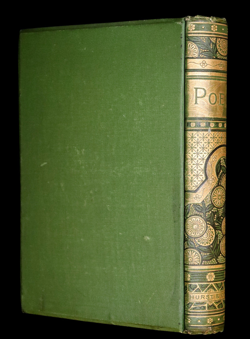 1882 Rare Book - Poems of EDGAR ALLAN POE with a full and impartial Memoir of the Poet.