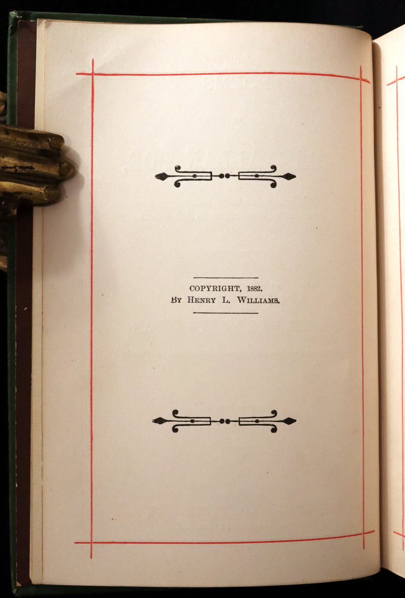 1882 Rare Book - Poems of EDGAR ALLAN POE with a full and impartial Memoir of the Poet.
