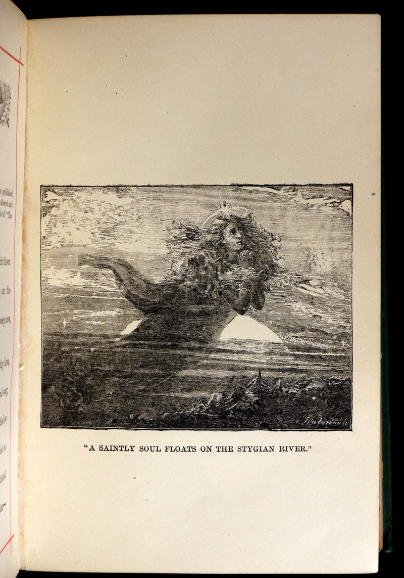 1882 Rare Book - Poems of EDGAR ALLAN POE with a full and impartial Memoir of the Poet.