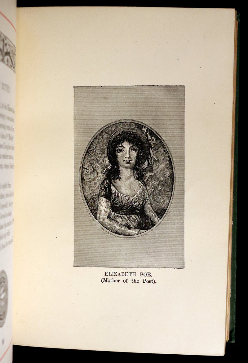 1882 Rare Book - Poems of EDGAR ALLAN POE with a full and impartial Memoir of the Poet.