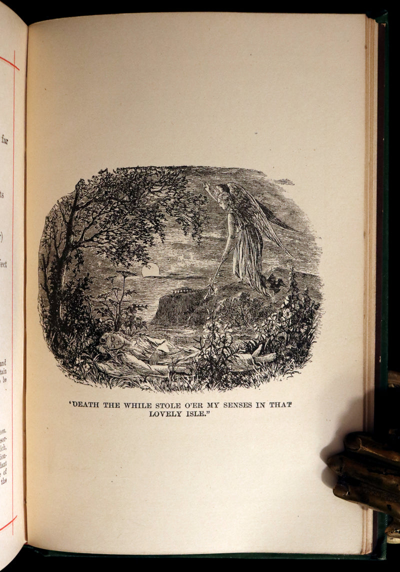 1882 Rare Book - Poems of EDGAR ALLAN POE with a full and impartial Memoir of the Poet.
