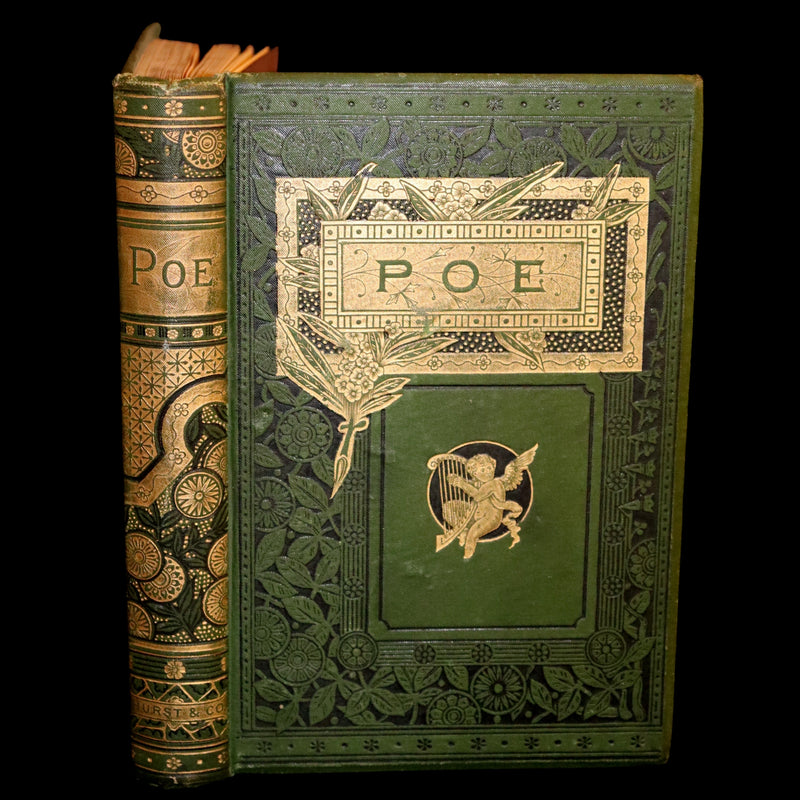 1882 Rare Book - Poems of EDGAR ALLAN POE with a full and impartial Memoir of the Poet.