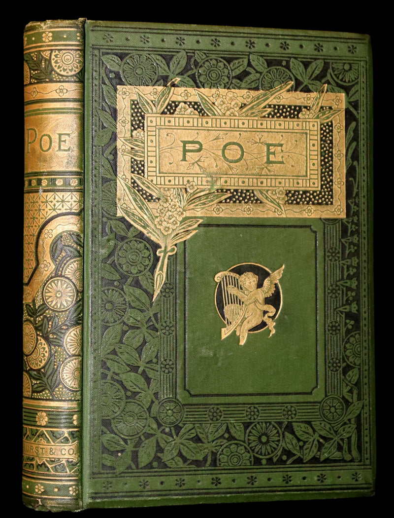 1882 Rare Book - Poems of EDGAR ALLAN POE with a full and impartial Memoir of the Poet.