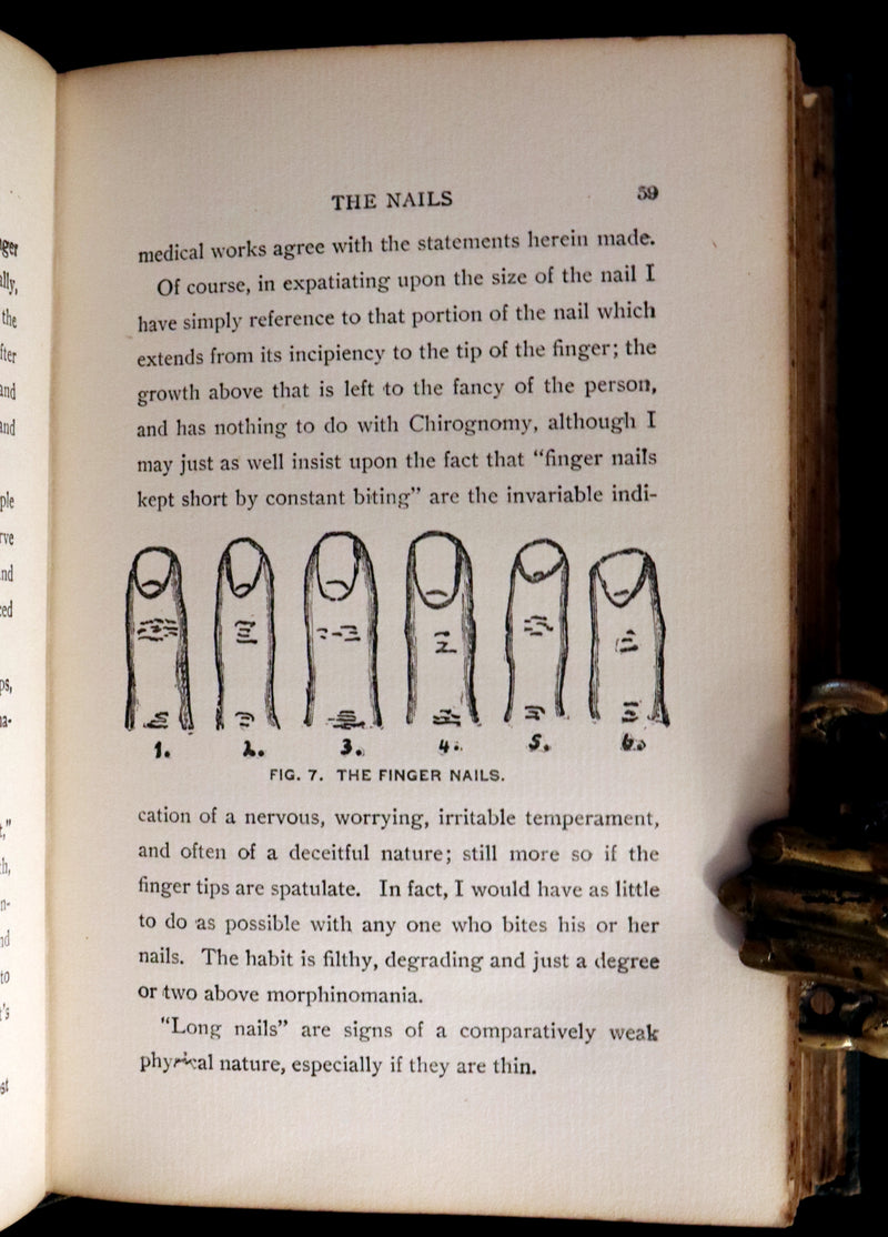 1897 Scarce Book - Practical Palmistry - CHIROMANCY by Edgar de Valcourt-Vermont (Comte C. de Saint-Germain).