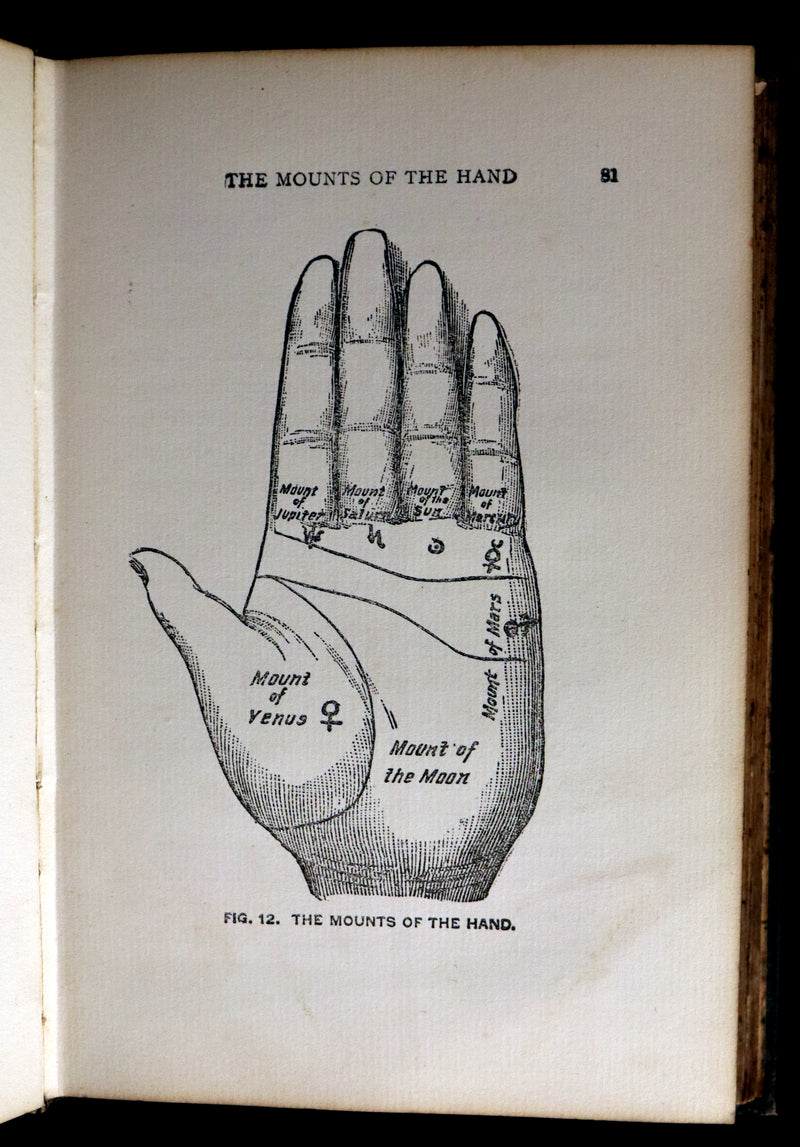 1897 Scarce Book - Practical Palmistry - CHIROMANCY by Edgar de Valcourt-Vermont (Comte C. de Saint-Germain).