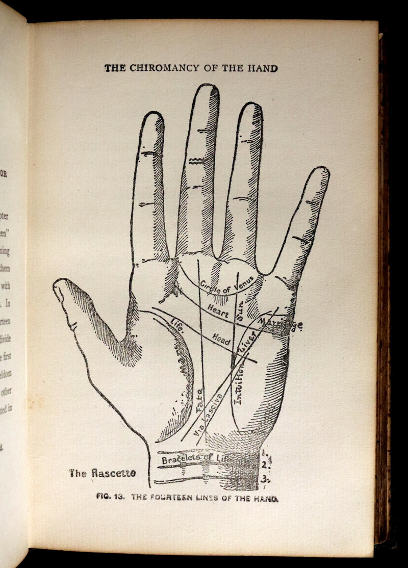 1897 Scarce Book - Practical Palmistry - CHIROMANCY by Edgar de Valcourt-Vermont (Comte C. de Saint-Germain).