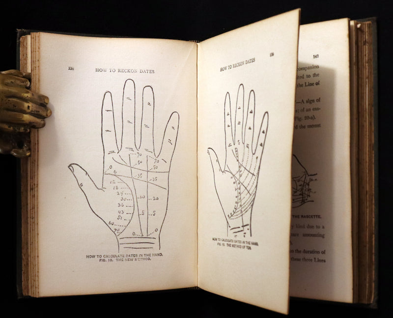 1897 Scarce Book - Practical Palmistry - CHIROMANCY by Edgar de Valcourt-Vermont (Comte C. de Saint-Germain).