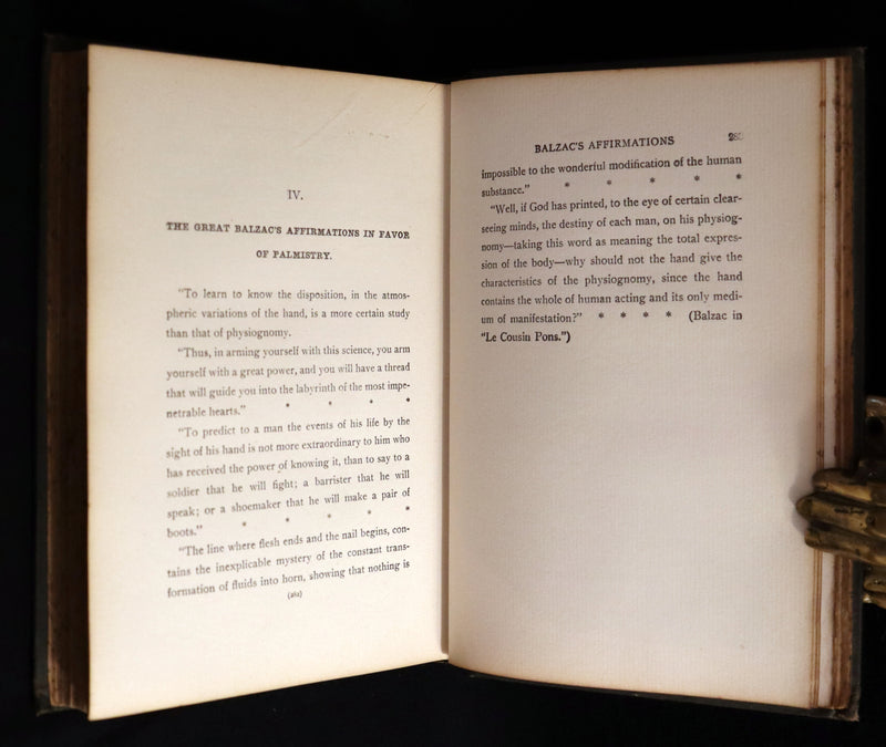 1897 Scarce Book - Practical Palmistry - CHIROMANCY by Edgar de Valcourt-Vermont (Comte C. de Saint-Germain).