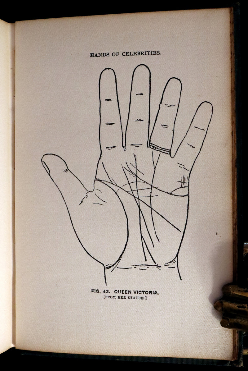 1897 Scarce Book - Practical Palmistry - CHIROMANCY by Edgar de Valcourt-Vermont (Comte C. de Saint-Germain).