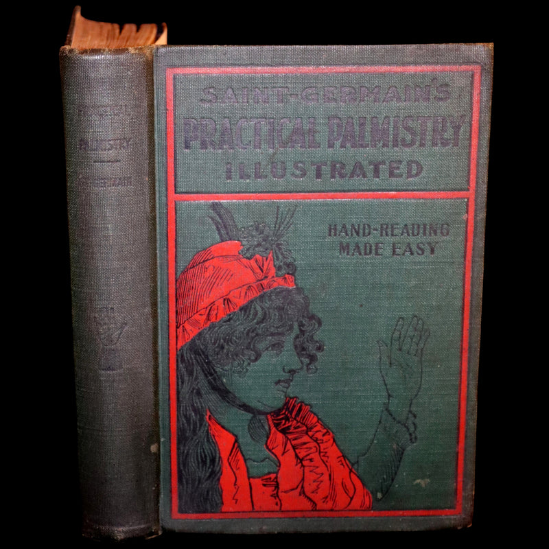 1897 Scarce Book - Practical Palmistry - CHIROMANCY by Edgar de Valcourt-Vermont (Comte C. de Saint-Germain).