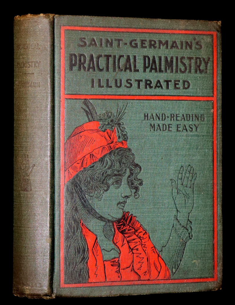 1897 Scarce Book - Practical Palmistry - CHIROMANCY by Edgar de Valcourt-Vermont (Comte C. de Saint-Germain).