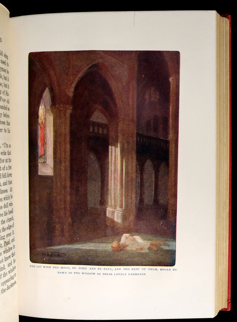 1909 Rare Book - AT THE BACK OF THE NORTH WIND Illustrated by Maria L. Kirk.