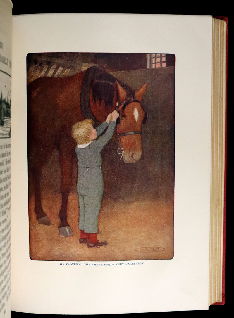 1909 Rare Book - AT THE BACK OF THE NORTH WIND Illustrated by Maria L. Kirk.