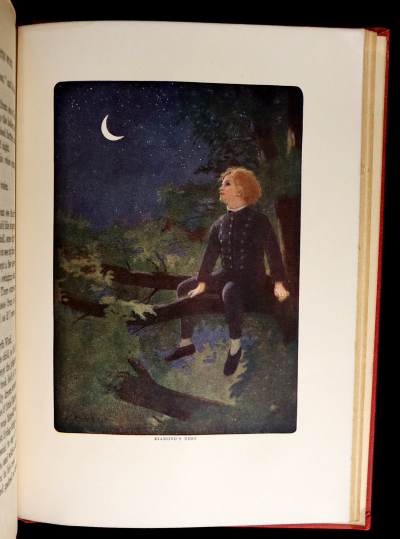 1909 Rare Book - AT THE BACK OF THE NORTH WIND Illustrated by Maria L. Kirk.