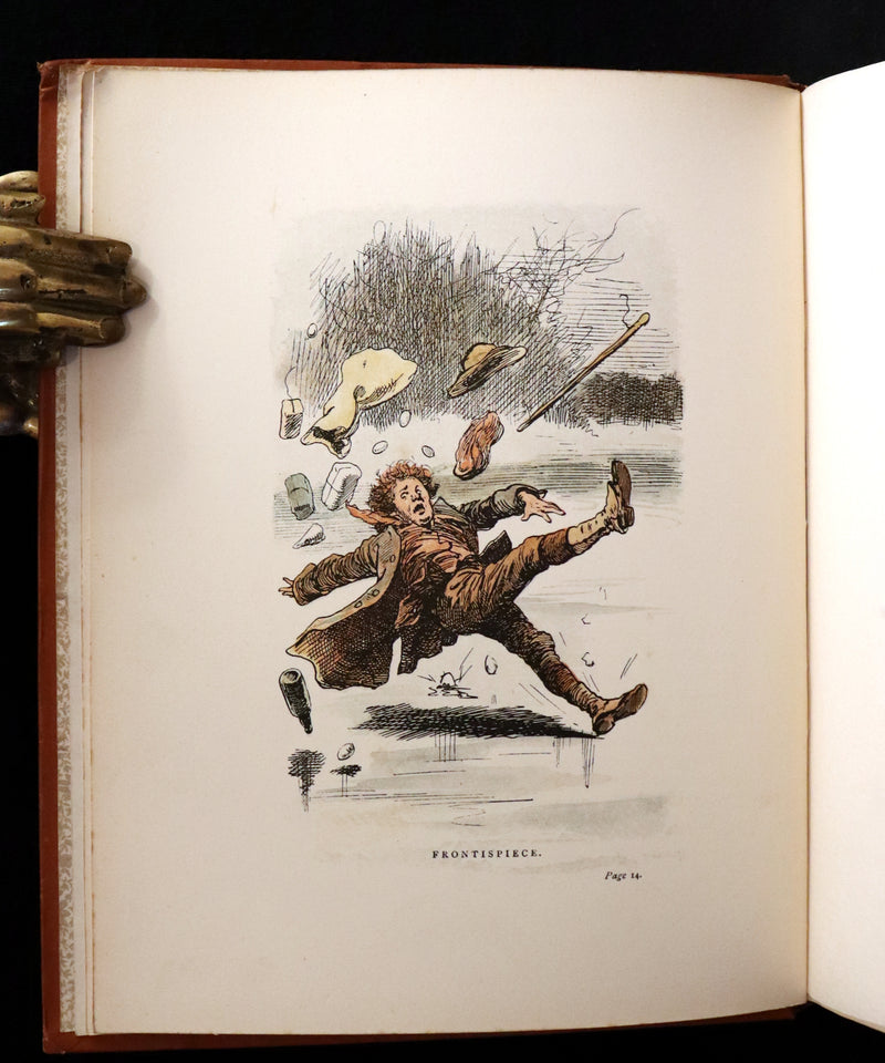 1890 Scarce Book - THE ORIGIN OF PLUM PUDDING WITH OTHER FAIRY TALES Illustrated by Gordon Browne.