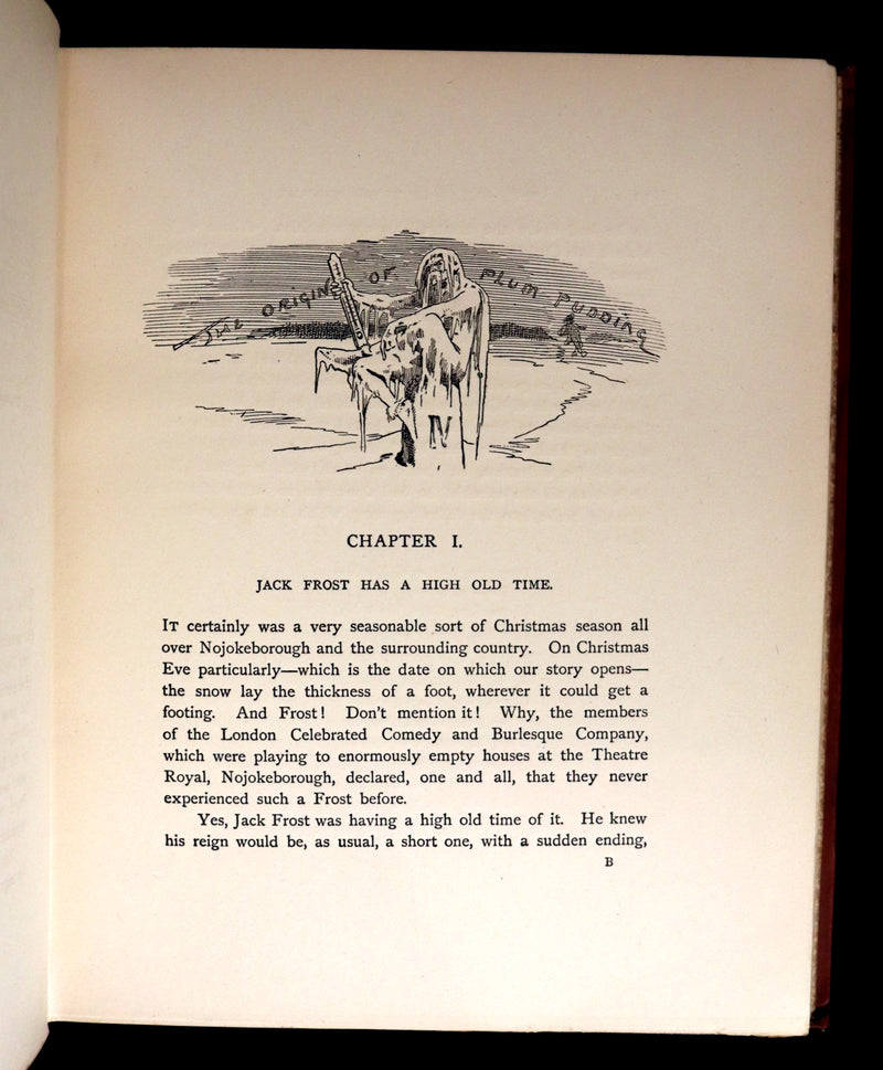 1890 Scarce Book - THE ORIGIN OF PLUM PUDDING WITH OTHER FAIRY TALES Illustrated by Gordon Browne.