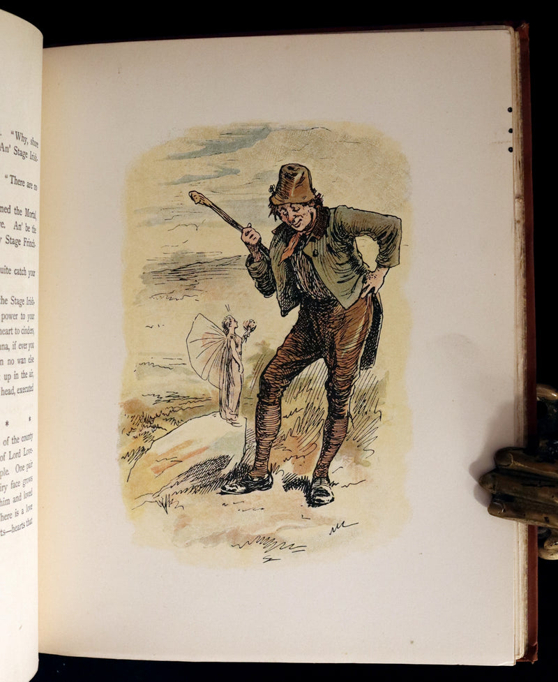 1890 Scarce Book - THE ORIGIN OF PLUM PUDDING WITH OTHER FAIRY TALES Illustrated by Gordon Browne.