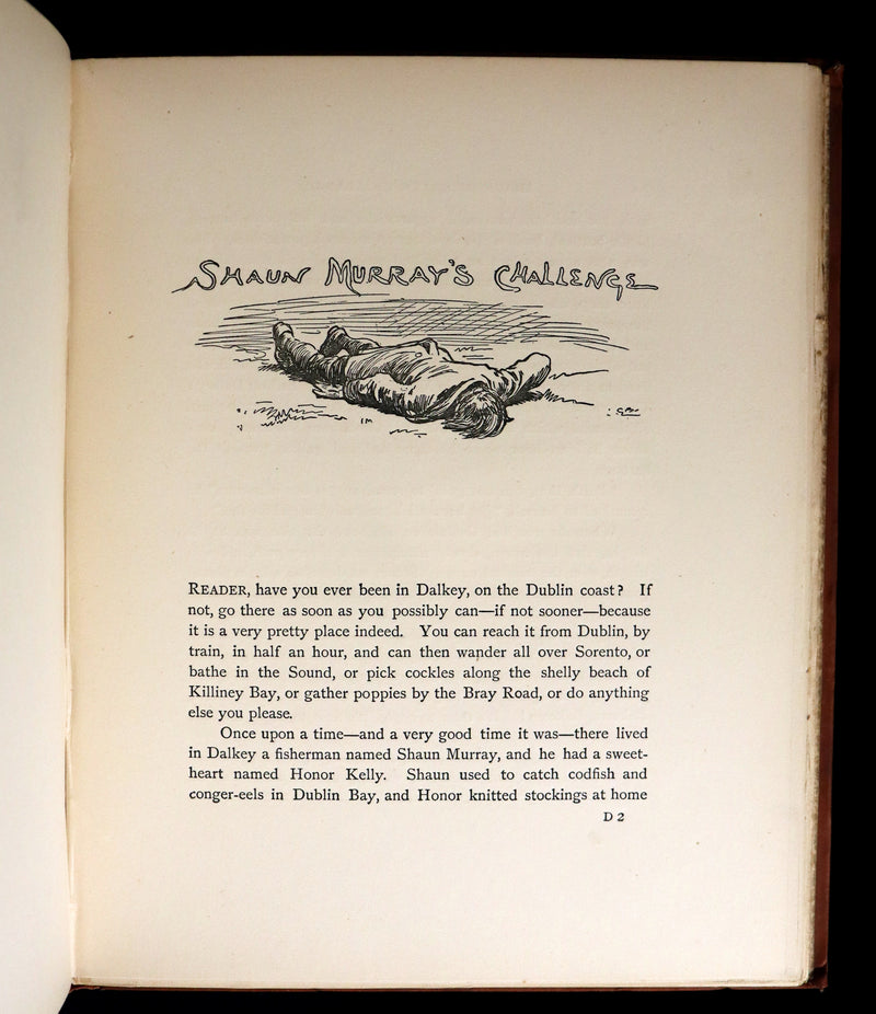 1890 Scarce Book - THE ORIGIN OF PLUM PUDDING WITH OTHER FAIRY TALES Illustrated by Gordon Browne.